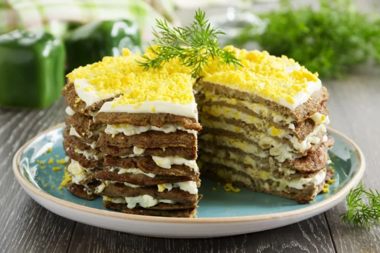 Печінковий торт рецепт