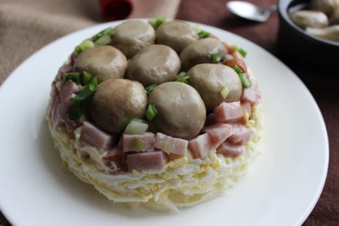 Салат «Гриби в лісі» рецепт - Крок 6